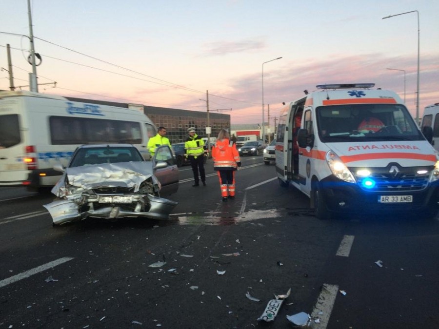 Accident cu Opel contra Honda