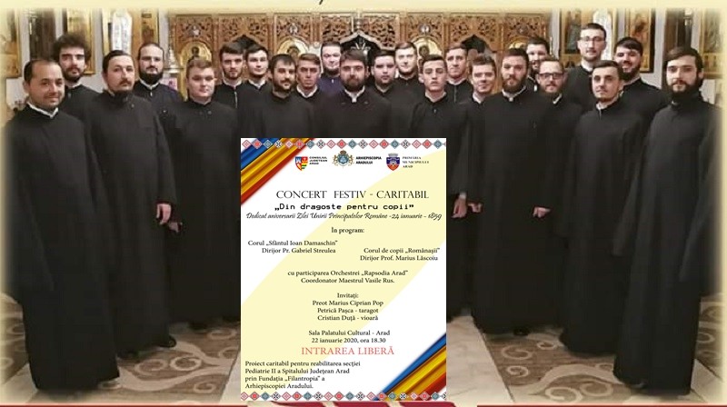 ”Din dragoste pentru copii”. Concert festiv-caritabil, dedicat aniversării Zilei Unirii Principatelor Române