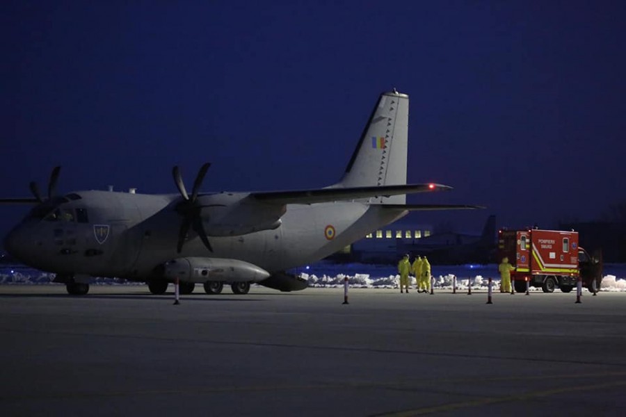 Misiune specială a Forţelor Aeriene Române! Doi români, aduși în țară cu măsuri speciale de protecție din China