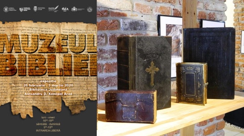Expoziția ”Muzeul Bibliei”, la Biblioteca Județeană ”Alexandru D. Xenopol” Arad