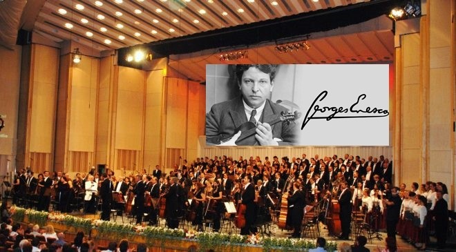 Muzica lui Enescu se aude la Royal Festival Hall, interpretată de una dintre cele mai vestite orchestre simfonice din lume