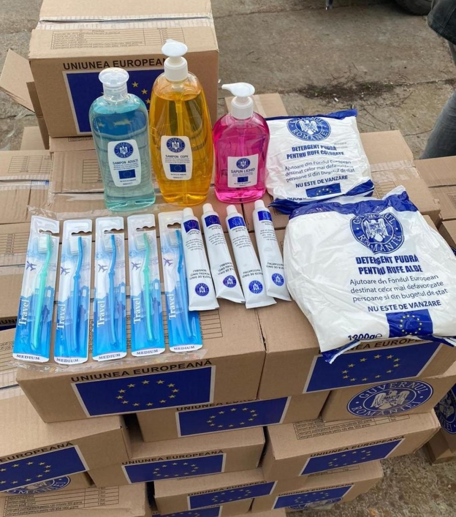 Începe distribuirea lotului II de produse de igienă