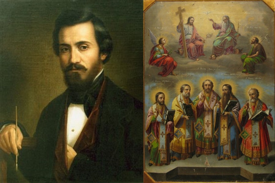 Expoziţie dedicată lui Tattarescu, pictorul a peste 50 de biserici, la Palatul Suțu