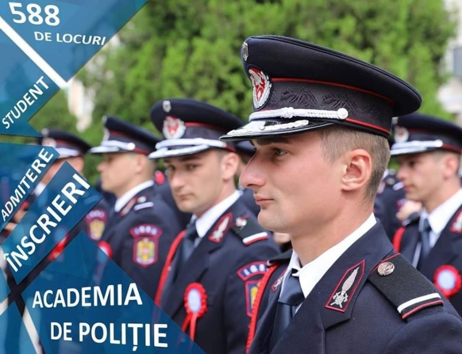 Au început înscrierile la Academia de Poliție! Peste 580 de locuri, scoase la concurs