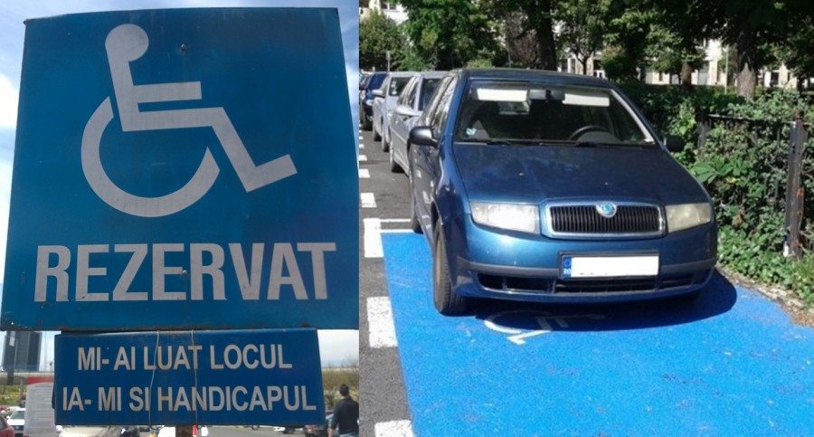 Amenzi usturătoare pentru cei parchează pe locurile rezervate persoanelor cu dizabilităţi