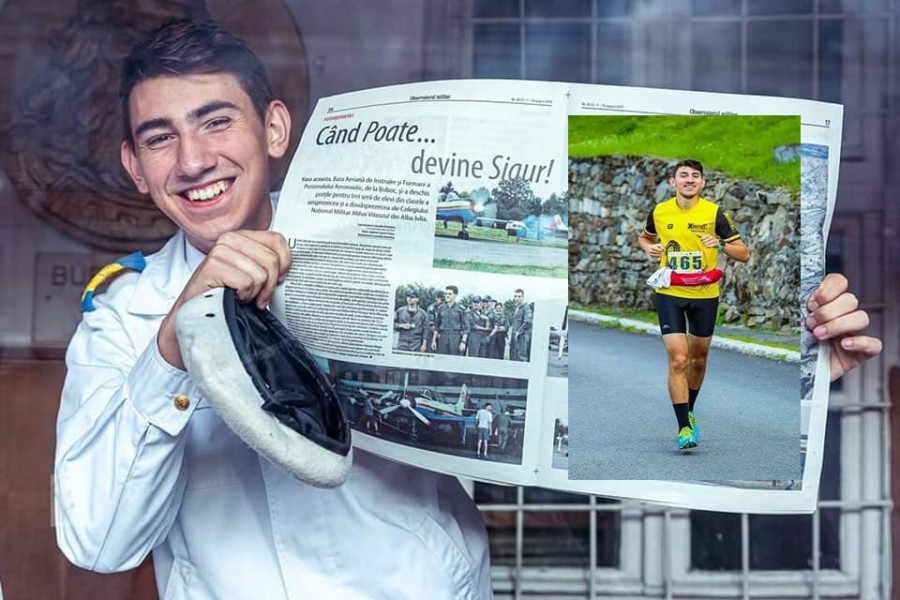 Maratonul Apuseni4Ultra. Elevul caporal Viorel Fleșer va alerga 320 de kilometri în patru zile, pentru o cauză nobilă