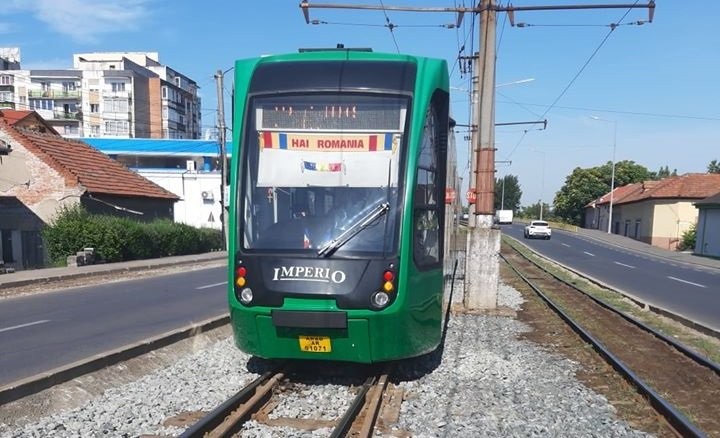 Tramvaiul Imperio circulă de astăzi şi pe Linia 7