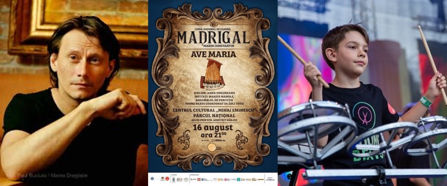 Actorul Marius Manole şi ansamblul Young Beats, invitaţi la al cincilea concert al Stagiunii Estivale a Corului Madrigal