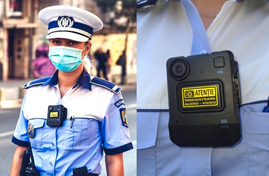 Polițiștii de la Rutieră vor purta camere video pe corp și vor înregistra tot