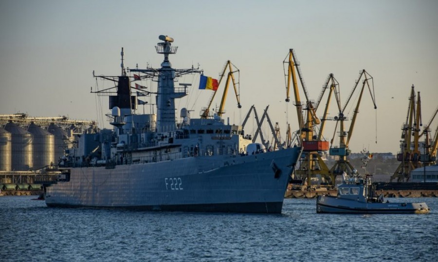Fregata ”Regina Maria” pleacă astăzi în cea de a treia misiune NATO de instrucţie din acest an