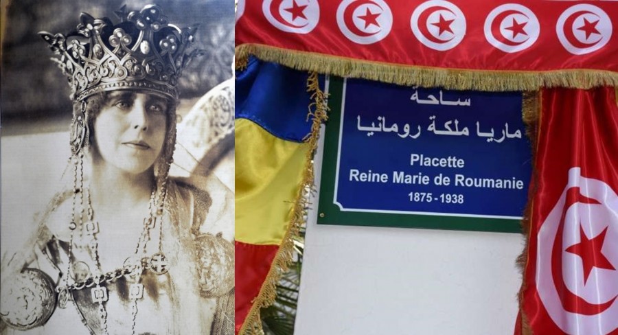 O piațetă din Tunis poartă, începând de ieri, numele Reginei Maria a României