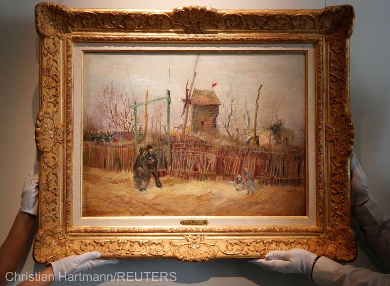 Un tablou realizat de Van Gogh la Paris, expus pentru prima dată în public