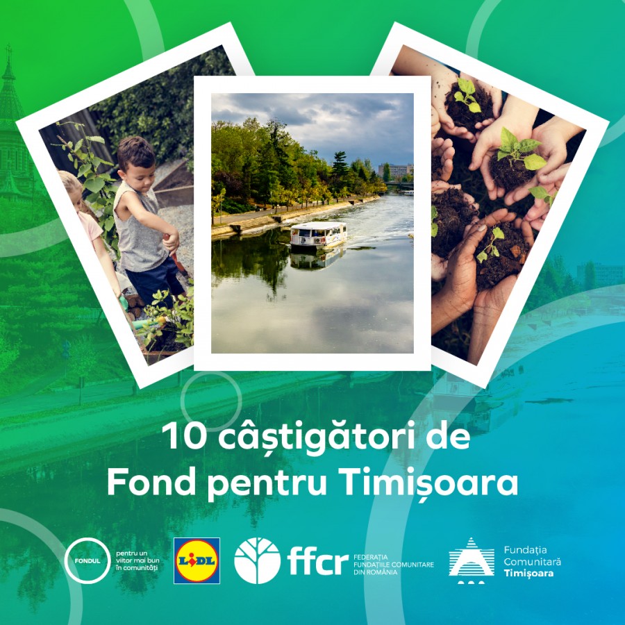 Fundația Comunitară Timișoara anunţă câştigătorii programului „Fondul pentru un viitor mai bun în comunități”