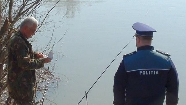 Acțiune pe linie piscicolă a polițiștilor de Ordine Publică