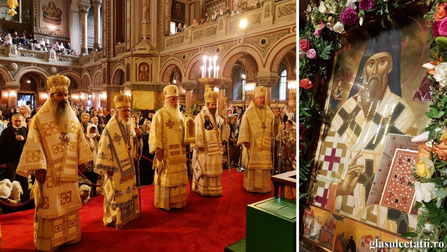 (FOTO) Ierarhii arădeni au participat la prăznuirea Sfântului Iosif cel Nou de la Partoș, Ocrotitorul Banatului