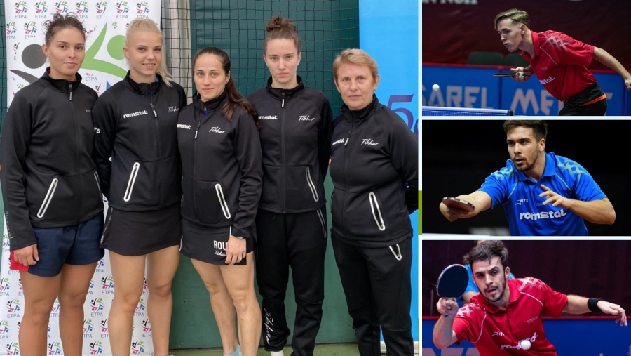 Medalii de aur şi argint pentru echipele României la Campionatele Balcanice de tenis de masă pentru seniori