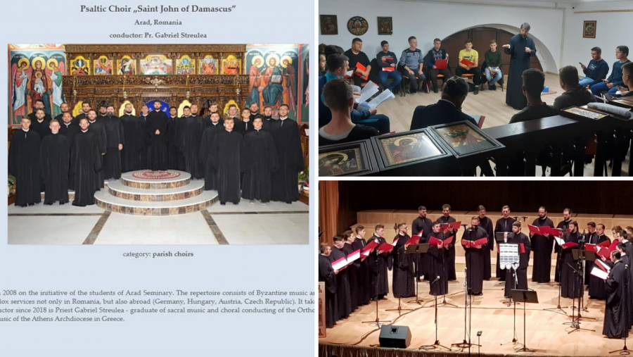 Corul psaltic „Sfântul Ioan Damaschin” din Arad va participa la Concursul Internațional de Muzică sacră din Bialystok – Polonia