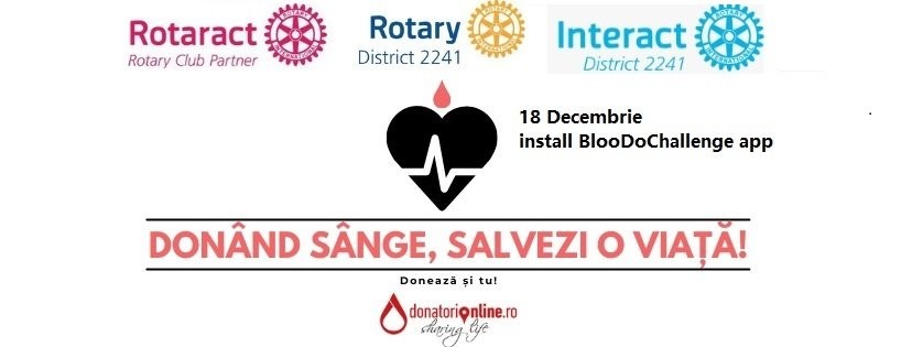 ROTARY DONEAZĂ SÂNGE