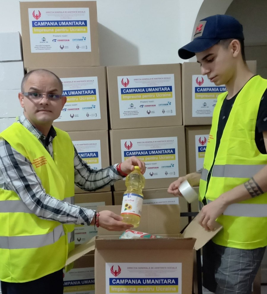 DGAS România a venit în sprijinul refugiaților din Ucraina