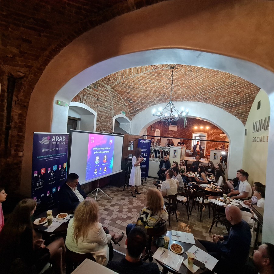 Arad Smart Talks, o nouă conferință de succes pe tema evoluției orașului Arad prin antreprenoriat