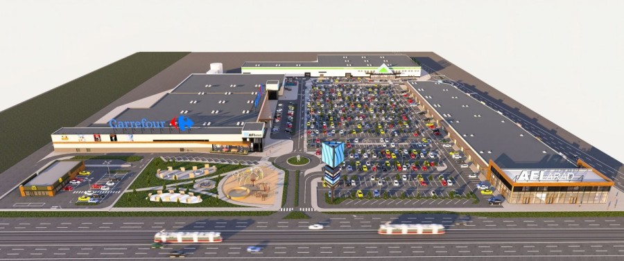 A fost pusă piatra de temelie a primului parc de retail din România aparţinând AFI Europe; ce branduri vor veni la Arad (FOTO)