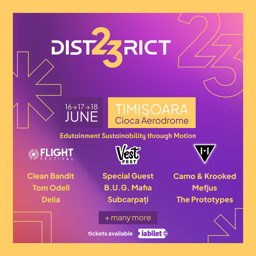 District23 – cel mai mare festival de muzică din vestul României. Clean Bandit, B.U.G. Mafia, Camo & Krooked printre primii artiști confirmați