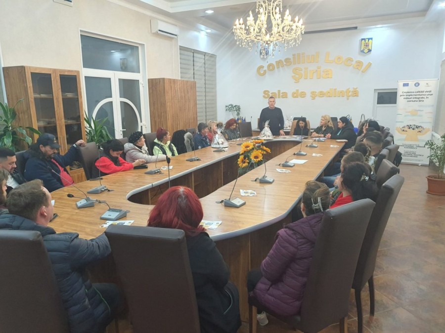 Îmbunătăţirea competenţelor profesionale ale locuitorilor comunei Şiria