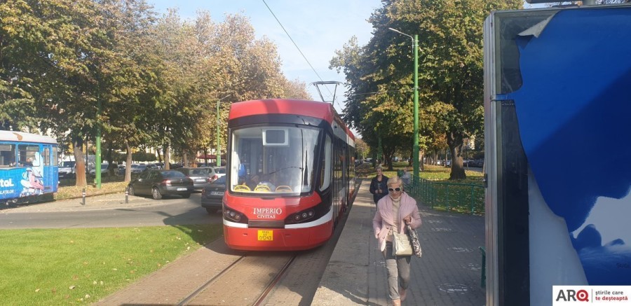 Fără tramvaie între Podgoria şi Piaţa Romană