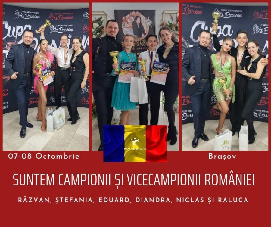 Arădenii din nou campioni și vicecampioni la dans sportiv