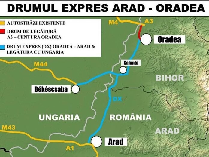 Mai multe poduri şi pasaje pe drumul expres Arad-Oradea; vezi care este motivul