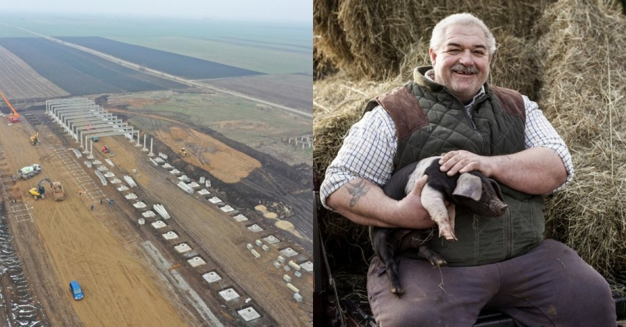 Letiția Stoian: „La Semlac se construiește cea mai mare fermă de porci pentru reproducție din Europa” (FOTO)
