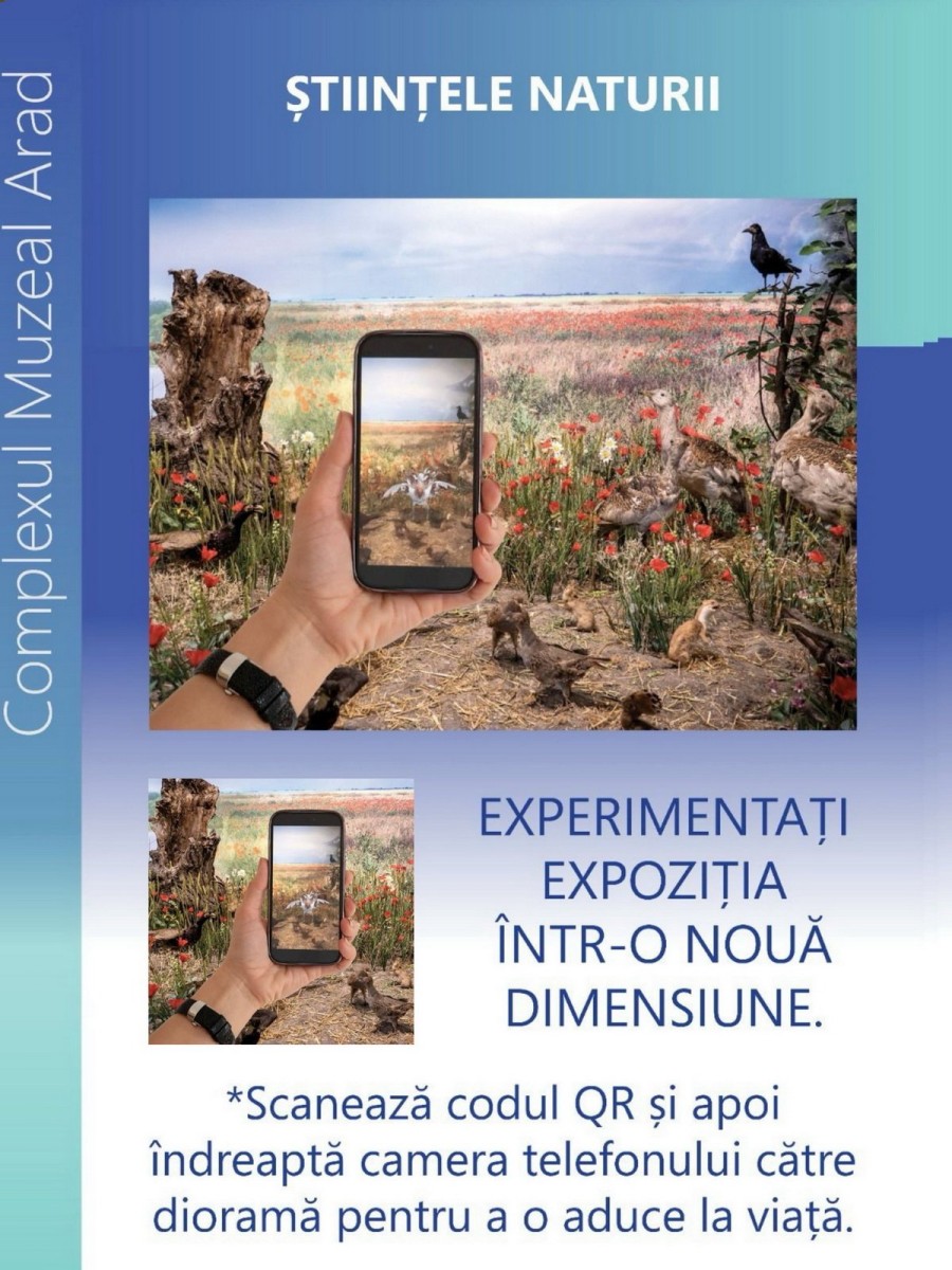 Complexul Muzeal Arad: Experiență virtuală în Muzeul de Științe ale Naturii. Joi, 15 februarie, ora 10.00