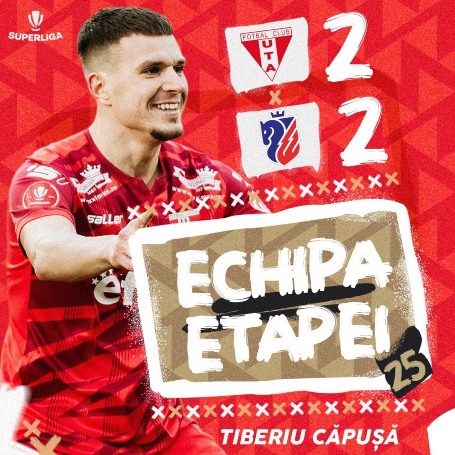 Căpușă - în echipa etapei cu numărul 25