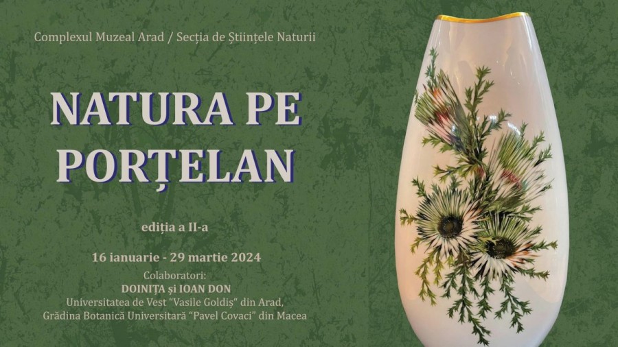 EXPOZITIE NATURA PE PORȚELAN LA UVVG