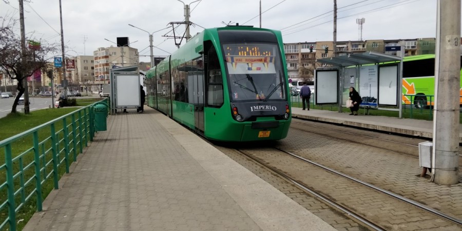 Circulația tramvaielor este blocată în zona Podgoria-Centru