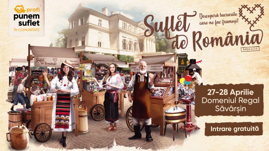 Invitatie pe Domeniul Regal Savarsin si comunicat Suflet de Romania