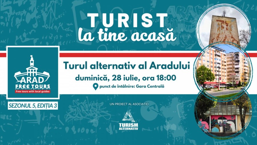 Află poveștile orașului! Invitație la turul alternativ al Aradului