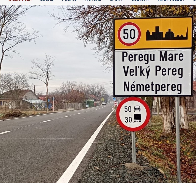 Drum modernizat între Peregu Mare și Peregu Mic (FOTO)