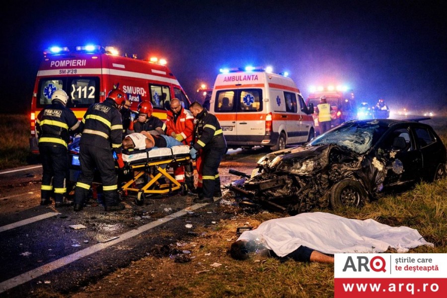 Bărbat de 32 de ani, mort în accident pe Drumul Județean 792c, la ieșirea Curtici spre Sântana