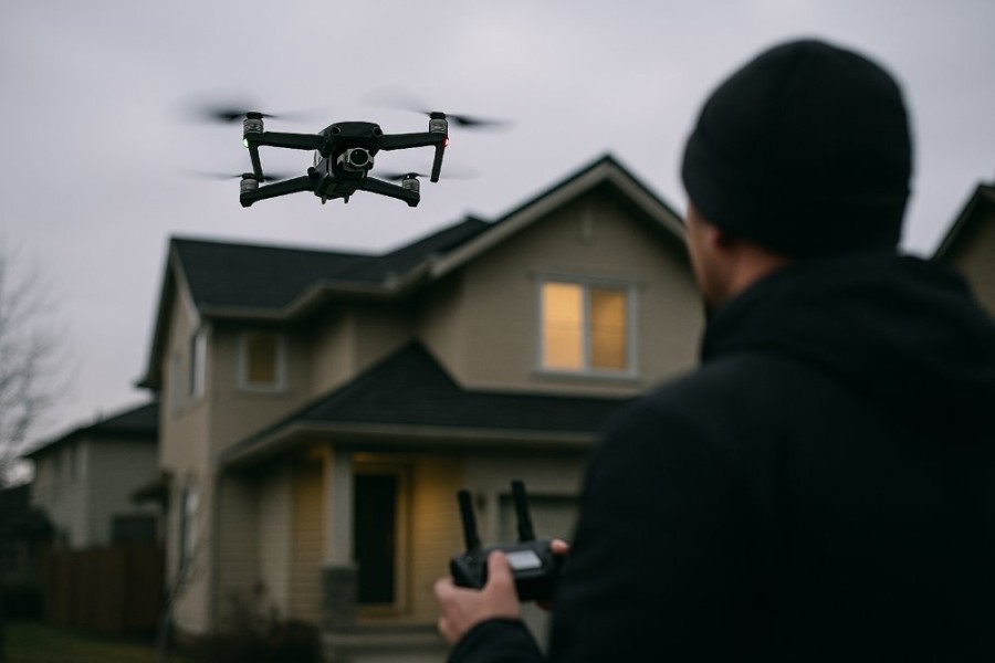 Geamuri sparte, amenințări și drone: șapte inculpați trimiși în judecată după atacuri repetate asupra unei locuințe