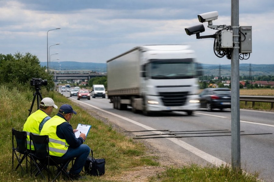 Începe recensământul auto: măsurători automate și manuale pe drumurile naționale, județene și comunale