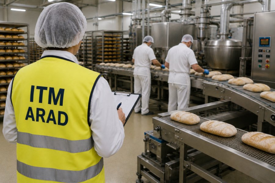 Inspectoratul Teritorial de Muncă Arad implicat în campania națională de verificare a angajatorilor din industria alimentară