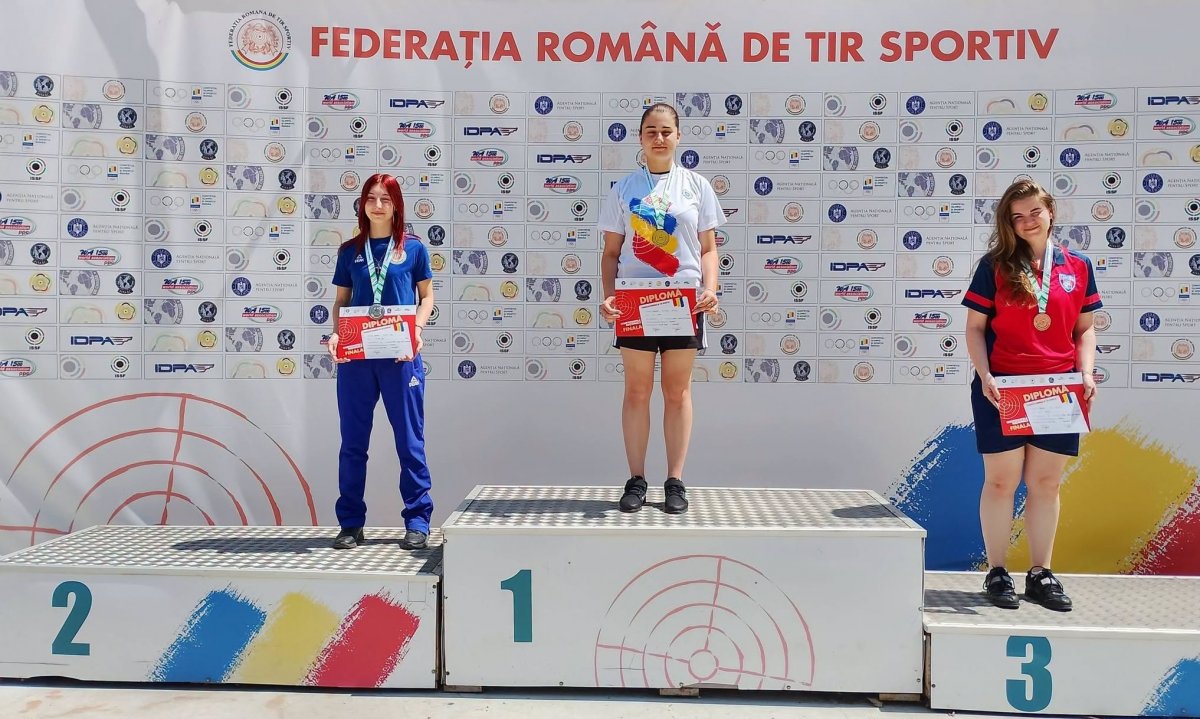 Pistolara Alexia Filimon este campioană națională la junioare
