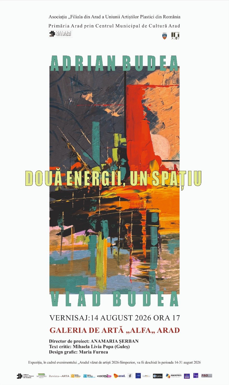 „Două energii, un spațiu”, adică un vernisaj de pictură la Sala ALFA