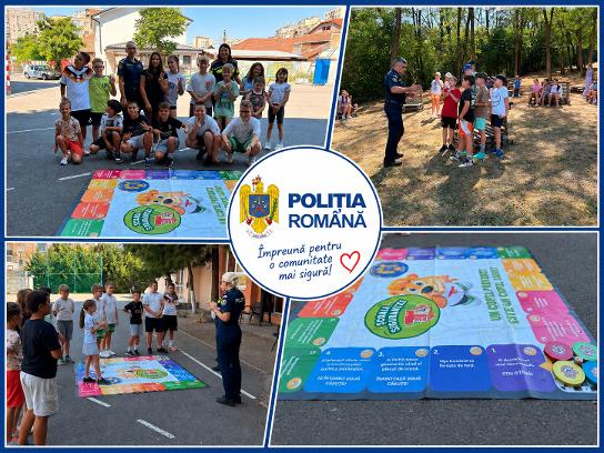 „Când martorul vorbește, bullying-ul tace!” – Polițiștii din Arad continuă lupta împotriva bullying-ului și în vacanță