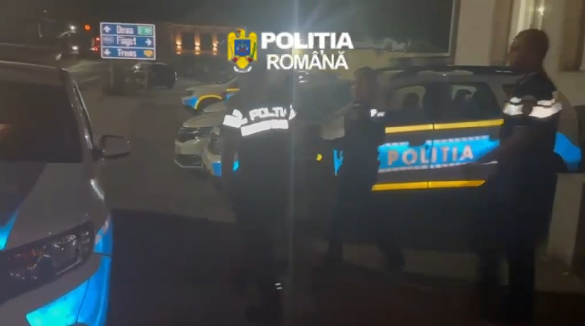 Polițiștii de la Săvârșin - intervenție în Dumbrăvița, la un scandal alimentat cu alcool