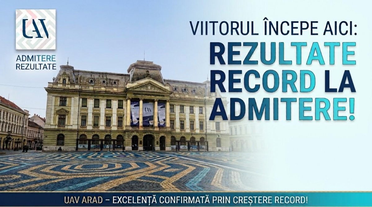 Admitere record la UAV: Peste 3400 candidați înscriși la Universitatea de stat arădeană