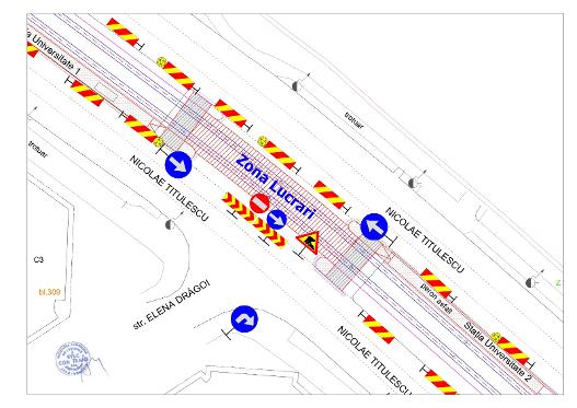 Restricții de circulație în zona Bulevardului Nicolae Titulescu din Arad