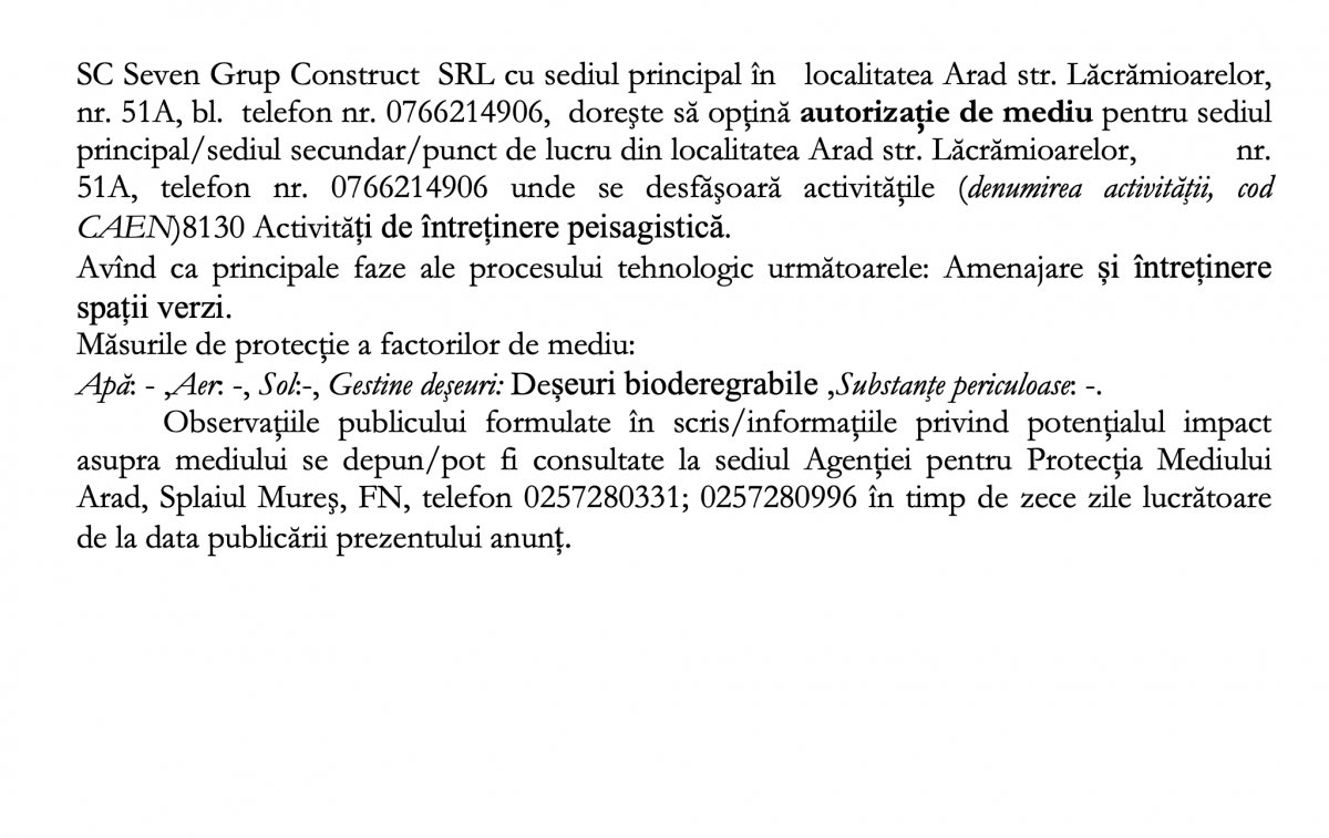 Anunț